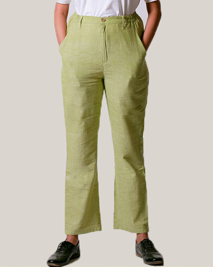 Stylish Women's Trousers & Pants/Cigarette Pent For Woman/Ladies Cotton  Khadi Pants/Combo Pack Of
